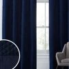 Next Velvet Quilted Hamilton Top Panel Curtains