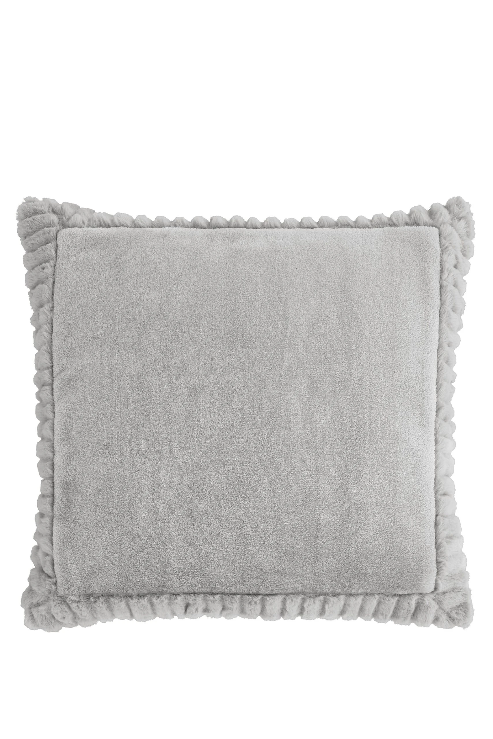 Catherine Lansfield Velvet And Faux Fur Cushion 4 Catherine Lansfield Velvet And Faux Fur Cushion - Image 2