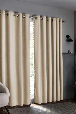Next Textured Tassel Edge Curtains -Louis De Poortere Shop 256338s3