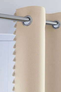 Next Textured Tassel Edge Curtains -Louis De Poortere Shop 256338s4