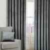 Helena Springfield Velvet Escala Lined Eyelet Curtains -Louis De Poortere Shop 257 453s