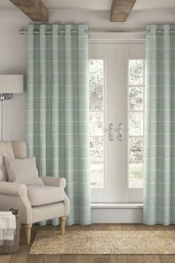 Next Windowpane Check Curtains