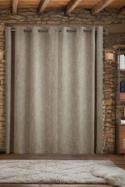 Next Chunky Weave Blackout/Thermal Eyelet Curtains -Louis De Poortere Shop 294739s2