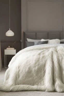 Next Long Faux Fur Throw