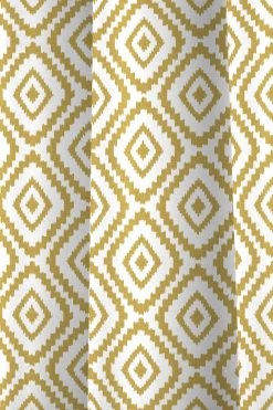 Fusion Navaho Cotton Eyelet Curtains -Louis De Poortere Shop 355230s2