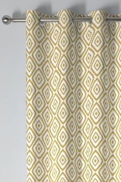 Fusion Navaho Cotton Eyelet Curtains -Louis De Poortere Shop 355230s3