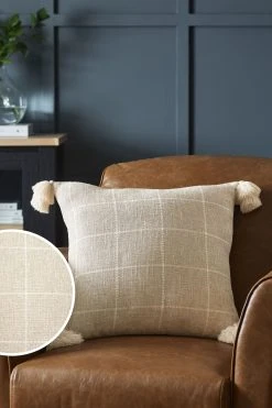 Next Windowpane Check Cushion