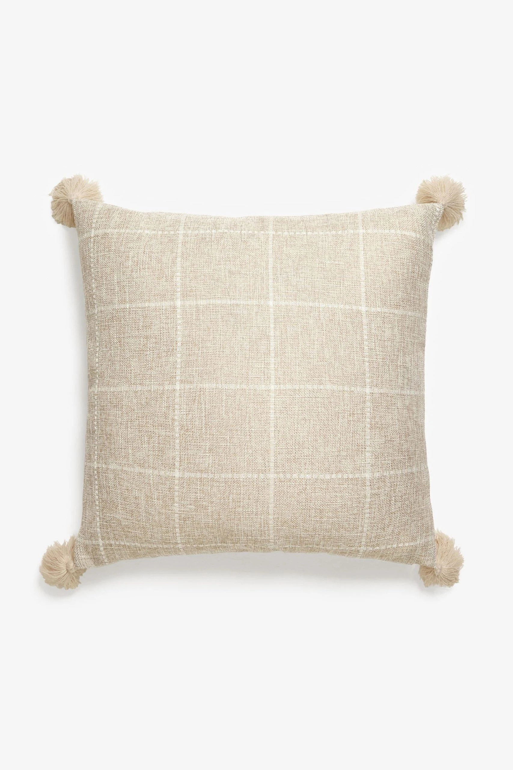 Next Windowpane Check Cushion 6 Next Windowpane Check Cushion - Image 4