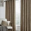 Helena Springfield Metallic Roma Lined Eyelet Curtains -Louis De Poortere Shop 388 778s