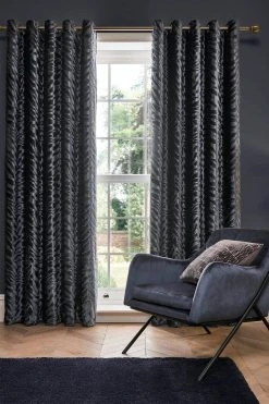 Ashley Wilde Jovan Lined Eyelet Curtains