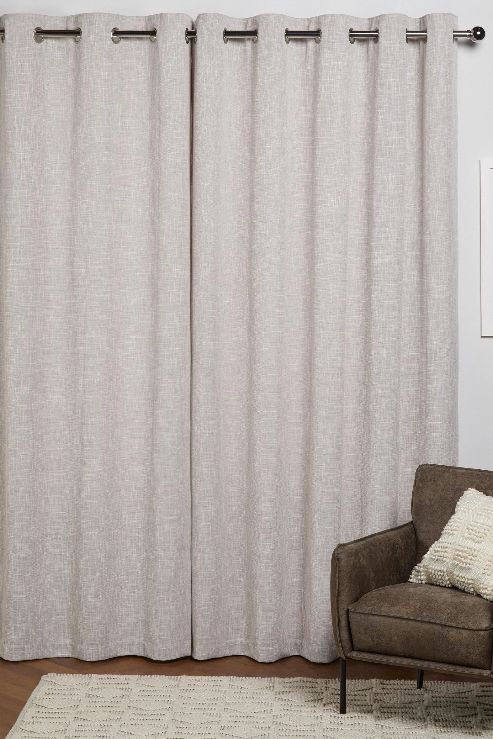 Fine Bouclé Eyelet Lined Curtains Next Fine Bouclé Eyelet Lined Curtains -Louis De Poortere Shop 400 852s3 scaled