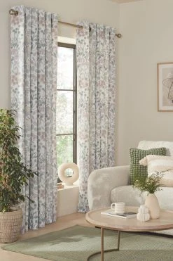 Next Nordic Floral Print Curtains