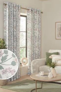 Next Nordic Floral Print Curtains -Louis De Poortere Shop 405 780s2