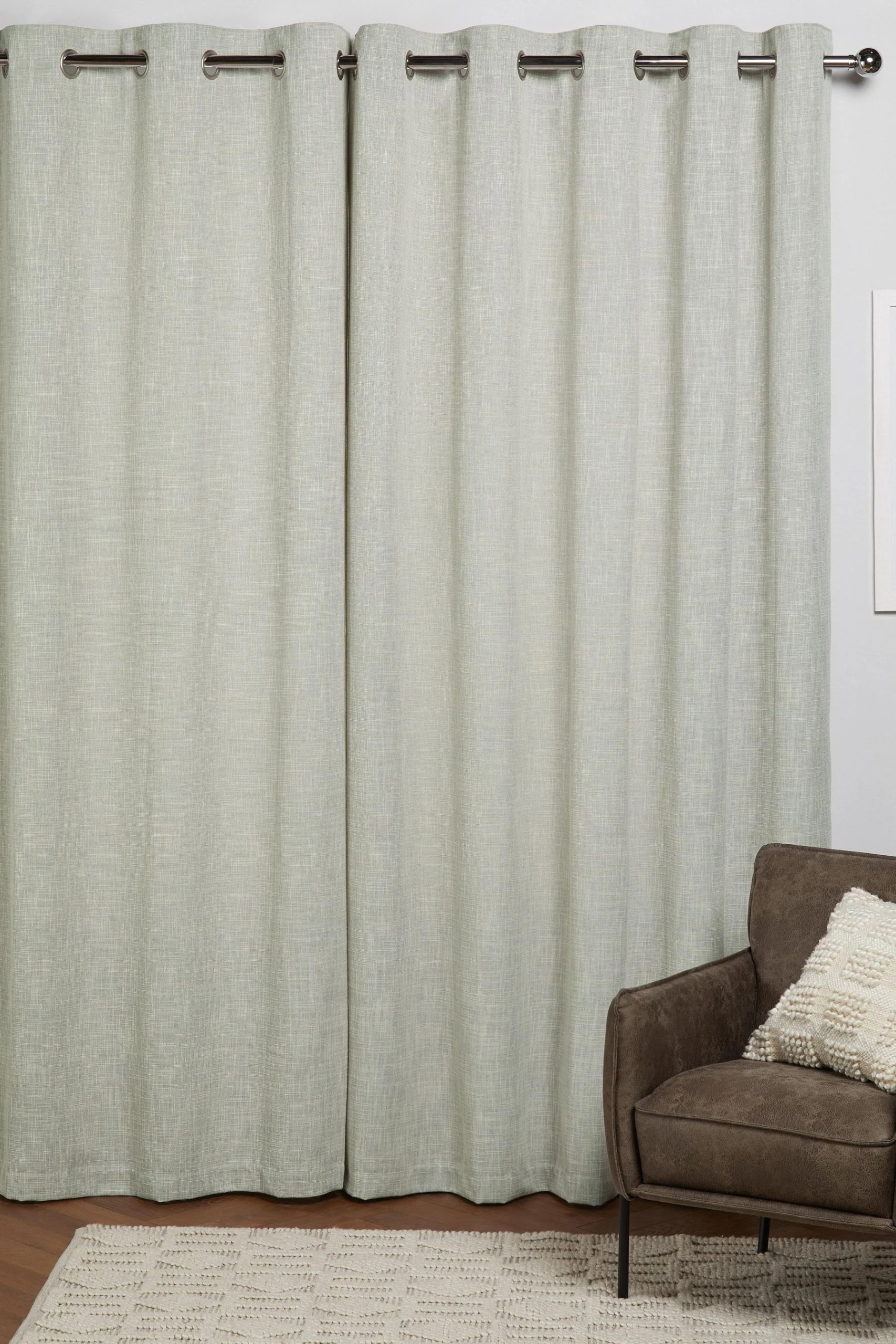 Fine Bouclé Eyelet Lined Curtains Next Fine Bouclé Eyelet Lined Curtains -Louis De Poortere Shop 436 651s3 scaled