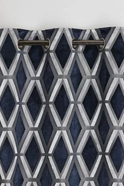 Next Collection Luxe Heavyweight Geometric Cut Velvet Curtains 11 Next Collection Luxe Heavyweight Geometric Cut Velvet Curtains -Louis De Poortere Shop 465431s3