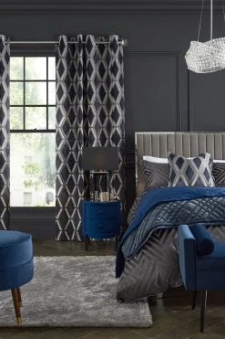 Next Collection Luxe Heavyweight Geometric Cut Velvet Curtains 12 Next Collection Luxe Heavyweight Geometric Cut Velvet Curtains -Louis De Poortere Shop 465431s4