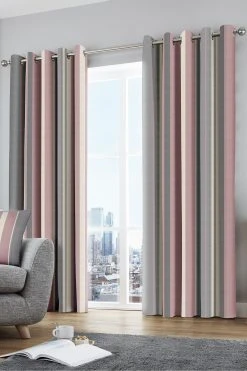 Fusion Whitworth Eyelet Curtains