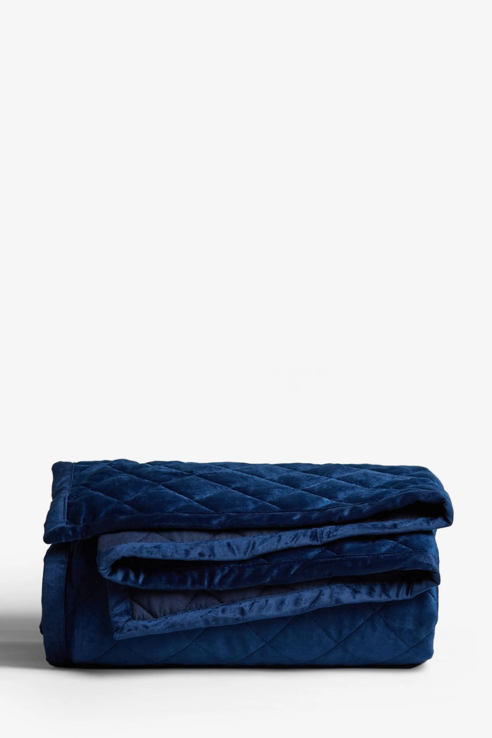 Next Hamilton Velvet Quilted Bedspread 4 Next Hamilton Velvet Quilted Bedspread - Image 2
