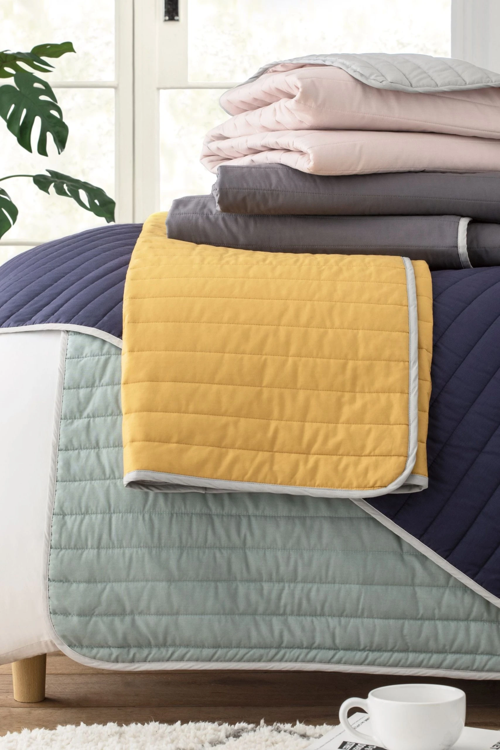 Next Reversible Cotton Rich Bedspread 4 Next Reversible Cotton Rich Bedspread - Image 2