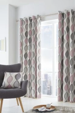 Fusion Lennox Ogee Eyelet Curtains