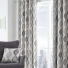 Fusion Lennox Cotton Eyelet Curtains -Louis De Poortere Shop 638 865s
