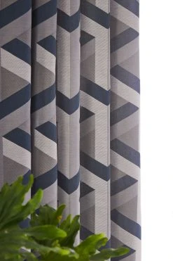 Next Jacquard Optical Geometric Curtains -Louis De Poortere Shop 639 052s3