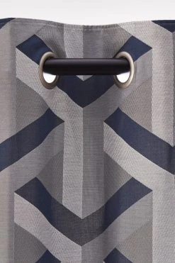 Next Jacquard Optical Geometric Curtains -Louis De Poortere Shop 639 052s4