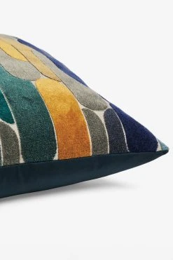 Next Retro Cut Velvet Cushion -Louis De Poortere Shop 699 798s3