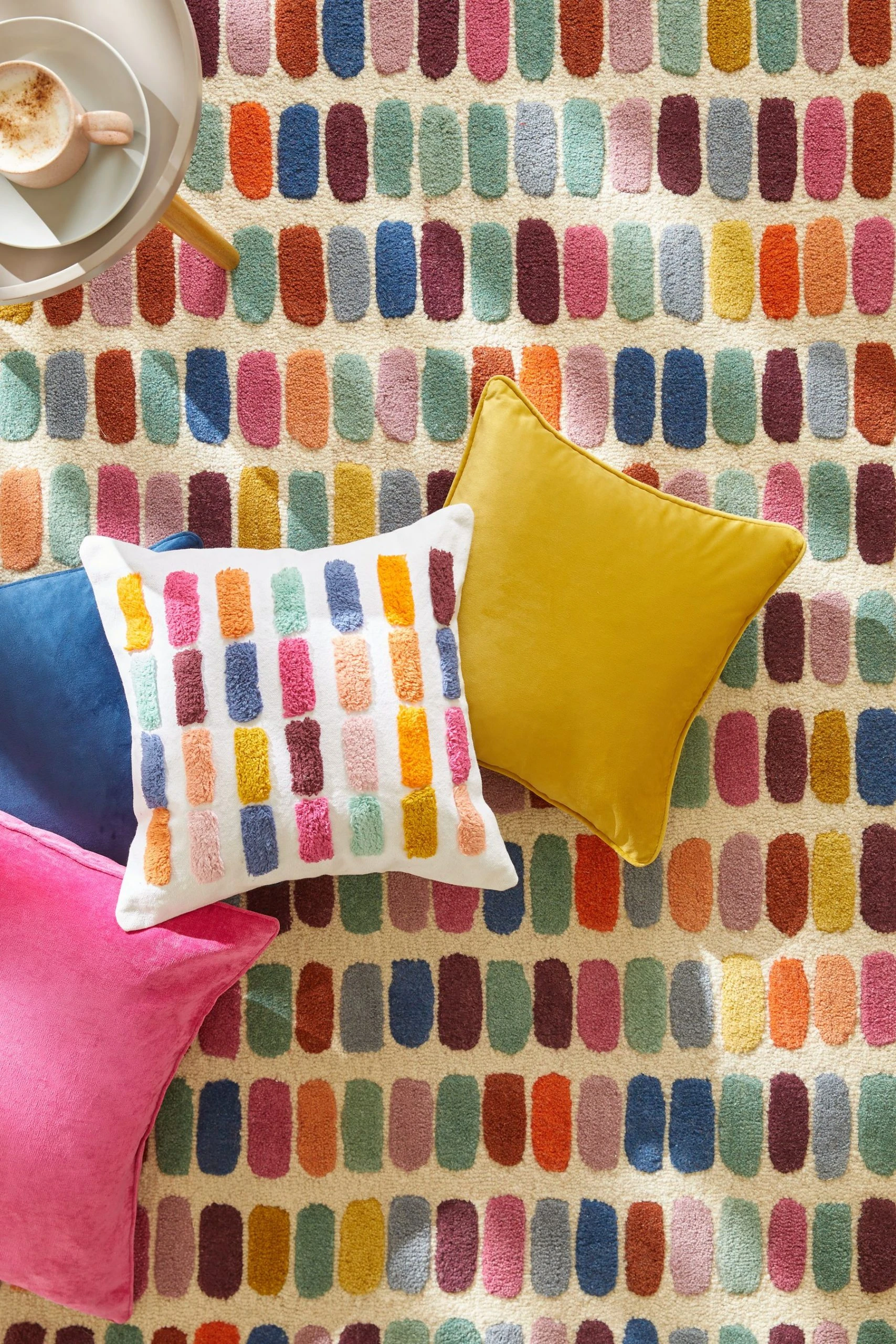 Next Bright Sketch Cushion 4 Next Bright Sketch Cushion - Image 2