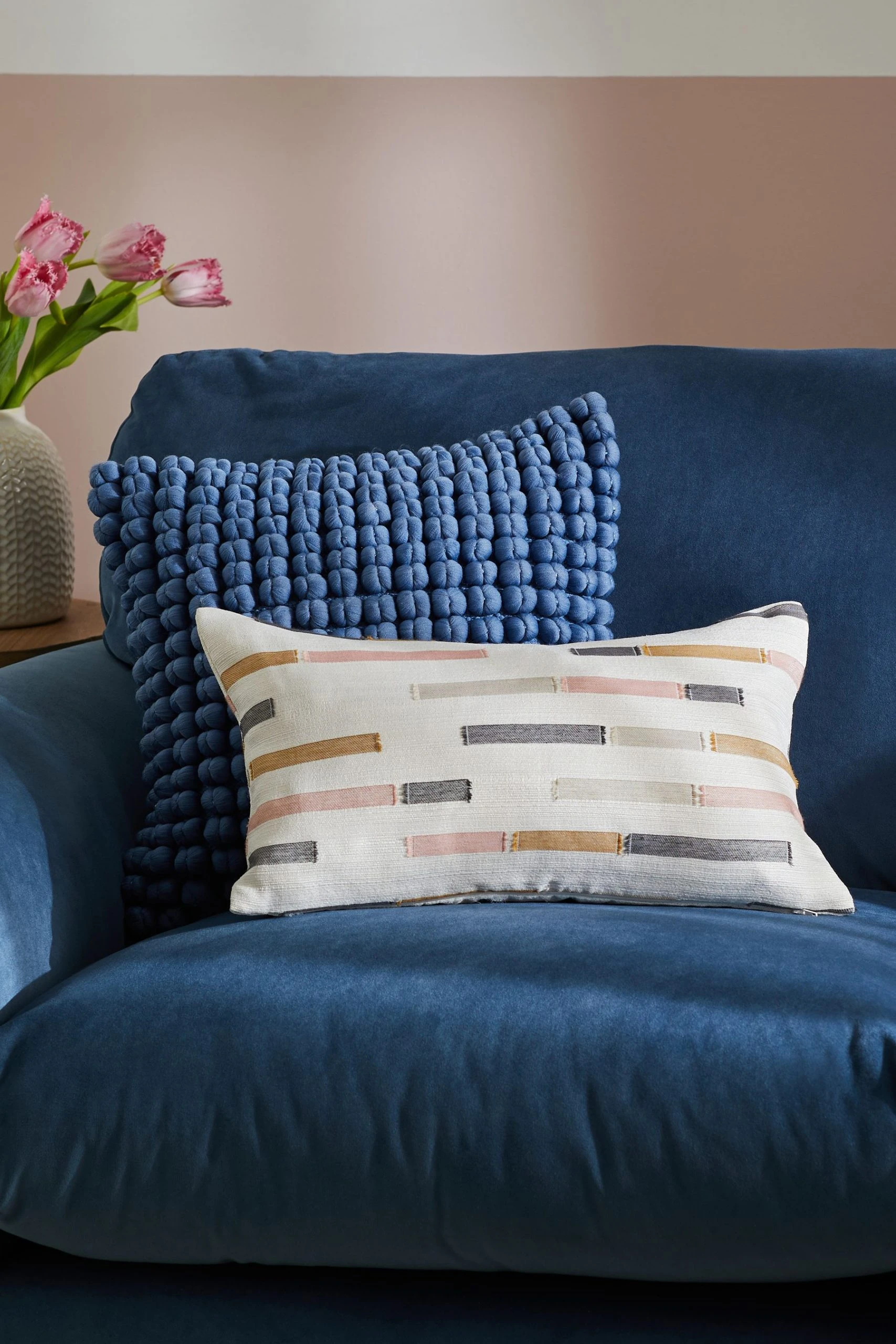 Next Block Stripe Cushion 3 Next Block Stripe Cushion