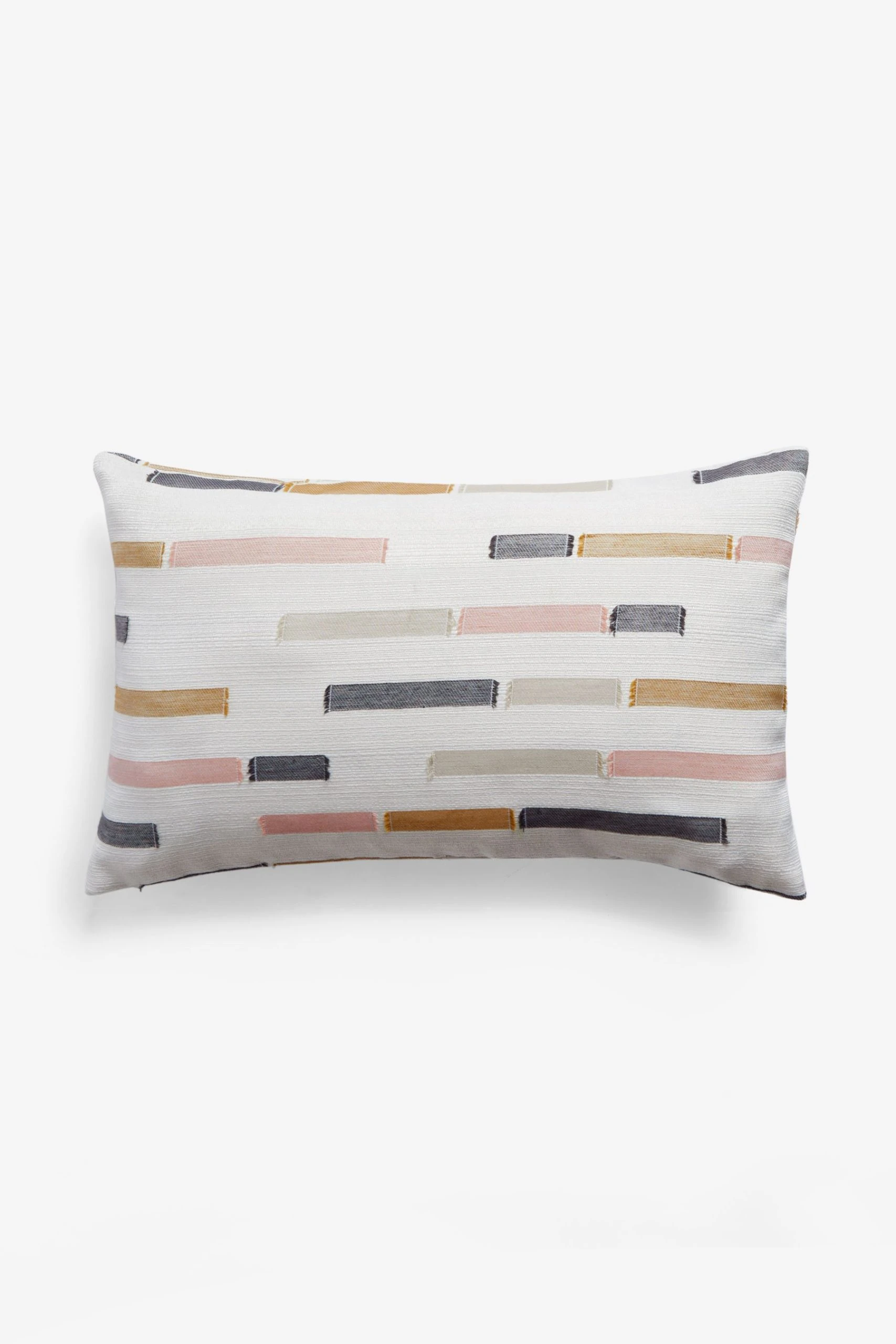 Next Block Stripe Cushion 4 Next Block Stripe Cushion - Image 2