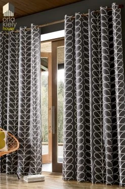 Orla Kiely Eyelet Curtains