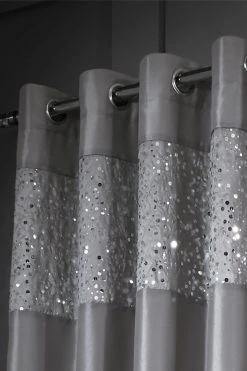 Catherine Lansfield Glitzy Sequin Detail Lined Eyelet Curtains 7 Catherine Lansfield Glitzy Sequin Detail Lined Eyelet Curtains -Louis De Poortere Shop 768295s2