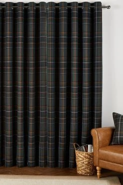 Next Cedar Check Eyelet Curtains -Louis De Poortere Shop 773 317s2