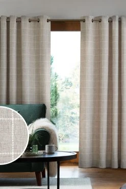 Next Windowpane Check Curtains
