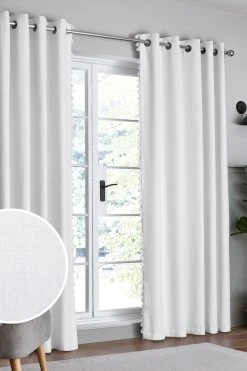Next Textured Tassel Edge Curtains
