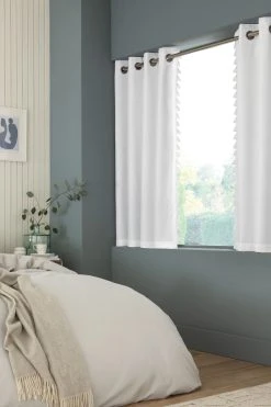 Next Textured Tassel Edge Curtains -Louis De Poortere Shop 870 579s3