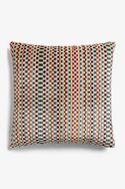 Next Cut Velvet Stripe Cushion -Louis De Poortere Shop 901 846s3