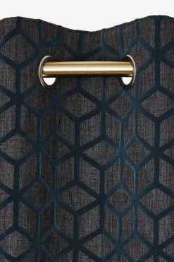 Next Flocked Velvet Geometric Curtains 5 Next Flocked Velvet Geometric Curtains -Louis De Poortere Shop 914 067s4