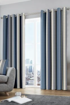 Fusion Whitworth Eyelet Curtains