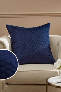 Next Velvet Quilted Hamilton Cushion