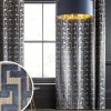 Next Collection Luxe Fretwork Heavyweight Velvet Curtains -Louis De Poortere Shop 988 459s