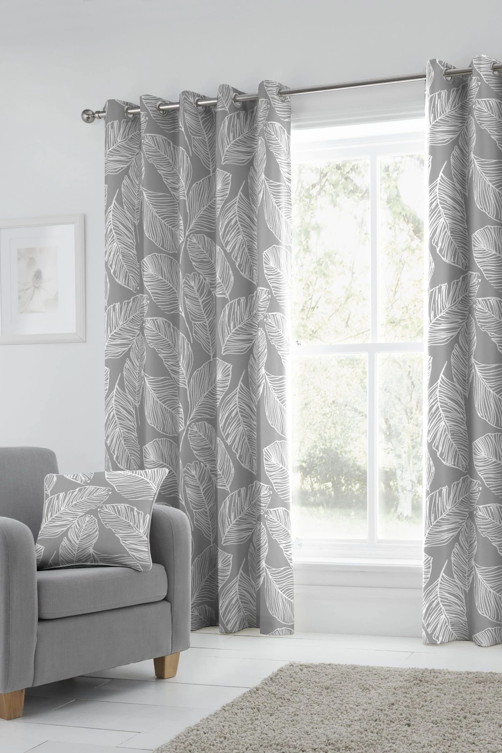 Fusion Matteo Eyelet Curtains Fusion Matteo Eyelet Curtains -Louis De Poortere Shop A10 048s scaled