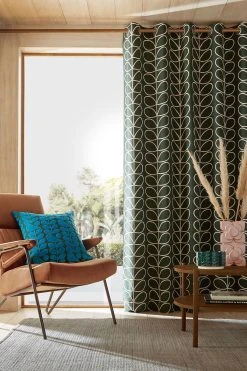 Orla Kiely Linear Stem Eyelet Curtains
