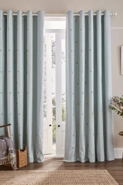 Sophie Allport Bee Blackout Eyelet Curtains