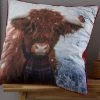 Catherine Lansfield Highland Cow Christmas Cushion 2 Catherine Lansfield Highland Cow Christmas Cushion -Louis De Poortere Shop A58923s