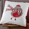 Catherine Lansfield Christmas Robin Cushion -Louis De Poortere Shop A58929s