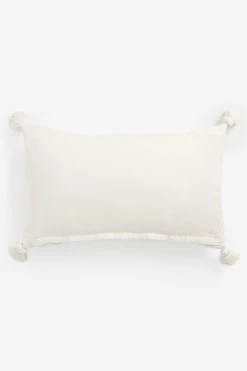 Next Natural White Tufted Geo Oblong Cushion -Louis De Poortere Shop A62 888s4