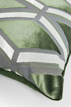 Next Collection Luxe Geometric Velvet Cushion -Louis De Poortere Shop A98 816s4