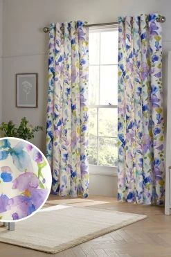 Next Watercolour Floral Curtains